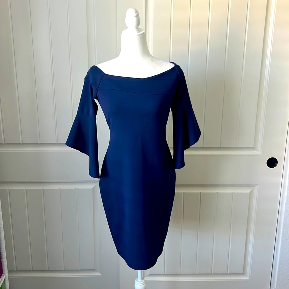 Bebe brand dress, blue, size M